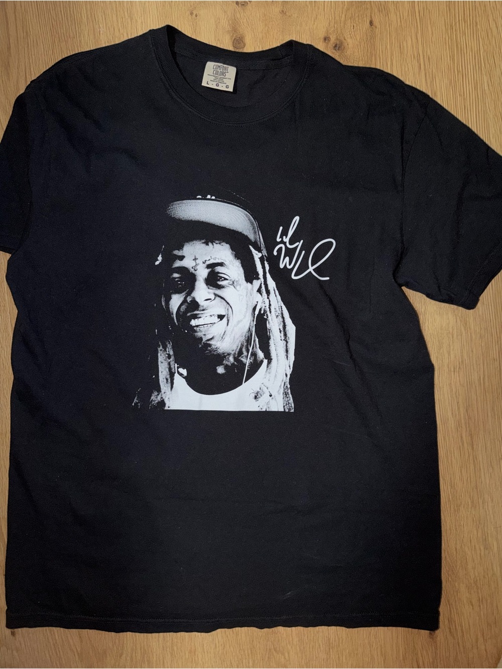 Comfort colors large lil Wayne tee
